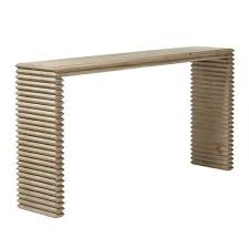 Magnante Console Table Gray Wash In 2020 Wooden Console Metal Console Table Console Table