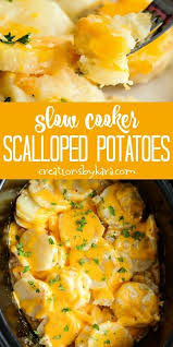 So it was conversion time. Slow Cooker Scalloped Potatoes In 2021 Slow Cooker Scalloped Potatoes Recipes Crockpot Recipes Slow Cooker