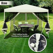 Coleman cobra 3 tent spare new replacement canopy flysheet. Strong Camel Easy Pop Up Canopy Tent 10 Feet X 10 Feet Gazebo With Mesh Side Walls Screen House Ecru Walmart Com Walmart Com