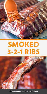 Smoked Ribs 3 2 1 Method Gimme Some Grilling In 2020 Rib Recipes Easy Rib Recipes Smoked Ribs