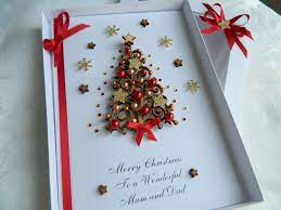 Luxury Personalised Handmade Christmas Card 3d Gift Box Wooden Christmas Tree Ebay Christmas Tree Cards Handmade Christmas Cards Handmade Luxury Christmas Cards