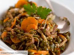 Salade De Lentilles Aux Carottes Et Lardons Recettes Recette Recette Salade Lentilles Salade De Lentilles Recette