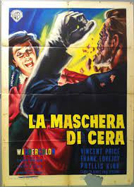 Uno scultore che lavora la cera cade preda della pazzia quando un piromane distrugge tutto il lavoro della sua vita. La Maschera Di Cera Vincent Price Classic Horror Comic Book Cover
