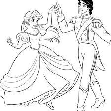 coloriage ariel et eric dansent princess coloring pages disney colors imprimer des de jasmin