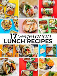 17 Vegetarian Lunch Ideas That Aren T Boring Vegetarian Lunch Vegetarian Recipes Lunch Vegetarian Meal Prep
