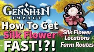 Maybe you would like to learn more about one of these? Genshin Impact Silk Flower Locations Farming Routes Youtube