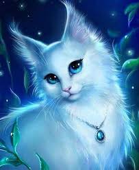 Buy Moon Cat Diamond Painting Kit At 30 Off Pretty Neat Creative Anime Animals Animal Drawings Cute Drawings