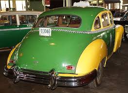 Image result for Federal Yellow 1956 Checker Taxi
