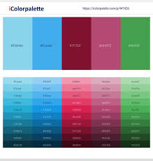 9 Latest Color Schemes With Cornflower Blue And Medium Sea Green Color Tone Combinations 2021 Icolorpalette
