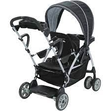 Graco Roomfor2 Click Connect Stand And Ride Double Stroller Gotham Walmart Com