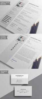 The more resumes and cover letters you send to prospective employers, the greater your chances of landing an interview. Free Minimalistic Cv Resume Templates With Cover Letter Template Design Graphic Design Junction