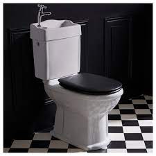 Leroy merlin is involved in improving housing and living environment of people in the world. Wc Retro Avec Lave Mains Et Abattant Noir Leroy Merlin