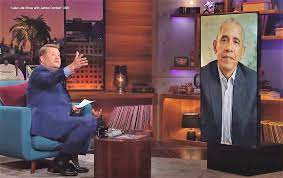 Former president barack obama on monday told talk show host james cordon that videos taken by u.s. 0fygfaavpb5v M