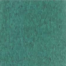 Armstrong Imperial Texture Vct 12 In X 12 In Sea Green Standard Excelon Commercial Vinyl Tile 45 Sq Ft Case