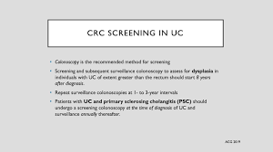 Colorectal Cancer Screening In Ulcerative Colitis Per Grepmed