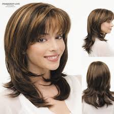 You can even decide to just do your bangs or a few random patches through your hair with the white and black side by side. Synthetic Layered Wigs Brown Blonde Highlights Straight Bangs Medium Length Natural Long Wigs Ladies Fiber Hair Wigs For Women Long Wig Wigs Ladieswigs For Women Aliexpress