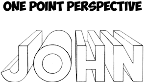 How To Draw 3D Letters In One Point Perspective - Perspective Drawing  Tutorial - How To Draw Step By Step Drawing Tutorials