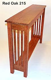 Console Hall Sofa Table Quarter Sawn Oak Arts Crafts Mission Inspired Custom Size 26 Color Choice Made I Sofa Table Mission Style Furniture Craftsman Furniture