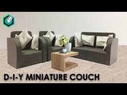 Diy Sofa Set Miniature With Cardboard Youtube Diy Sofa Sofa Set Diy Cardboard Furniture