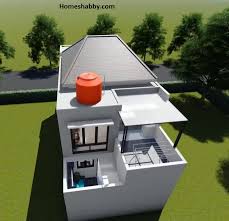 Membuat kolam ikan di rumah bisa menghilangkan stress dan bosan. Desain Dan Denah Rumah Minimalis Ukuran 6 X 15 M 2 Lantai Dengan Kolam Ikan Dan Rooftop Jemur Homeshabby Com Design Home Plans Home Decorating And Interior Design