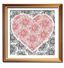 I really love playing around with images and bits of card, so i thought i would… Flowers Of Love Cross Stitch Pattern Peacock Fig