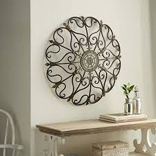 Barker vertical wall mounted coat rack. Vintage Style Round Copper Metal Wall Decor W Fleur De Lis Accents Copper And Gold Metal Wall Art Fleur De Lis And Quatrefoil 3d Wall Art 29 Buy Online At Best Price