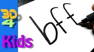 Maybe you would like to learn more about one of these? How To Turn Words Bff Into A Cartoon For Kids How To Draw Doodle Art On Paper 15 Youtube