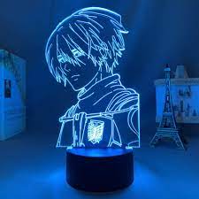 Recessed lighting fixtures kitsune anime character. Anime Lamp 3d Attack On Titan 4 Mikasa Ackerman Figure For Bedroom Decor Night Light Kids Birthday Gift Shingeki No Kyojin Remote Control Lighting Ceiling Fans Tools Home Improvement Phongphucons Com