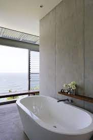 Barestone Textured Walls House Bathroom Interior Cladding Architecture Bathroom