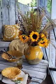 Sunflowers On The Porch Fall Decor Sunflower Kitchen Decor