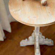 This round end table features a bottom shelf for storin… Traditional 23 X 15 Inch Round Wood Accent Table Overstock 20445588 Grey