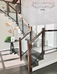 Modern farmhouse stair railing ideas. Brookfield Stairs