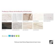 Solid Surface Countertop Sample