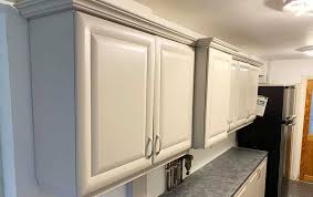 A painting pro gives advice on when and how to repaint your cabinets. Spray Paint Kitchen Liverpool Kitchen Spray Painting