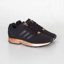 Black And Gold Adidas Zx Flux Womens Women S Adidas Zx Flux Black Copper Rose Gold Bronze Nmd Yeezy Ultraboost S78977 Adidas Zx Flux Black Black Tennis Shoes Shoes With Leggings