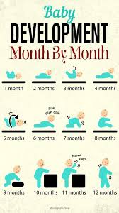 Baby Development Month By Month From Newborn To Toddler It Just Takes 12 Months For Your Baby To Under Baby Development Baby Care Tips Baby Month By Month