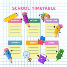 7 cara belajar sederhana ini gampang banget kamu praktekan di rumah agar makin efektif. School Timetable Jadual Belajar Siri 2 The Teacher Counseling From Village