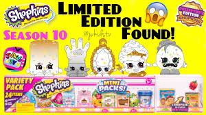 Shopkins Season 10 Limited Edition Found Youtube Shopkins season 7 brings all new party themed shopkins to collect, including all new topkins that can be stacked together to create a tower of cakes each pack includes 5 shopkins and 1 glittery lantern to hang and display your collection. shopkins season 10 limited edition found