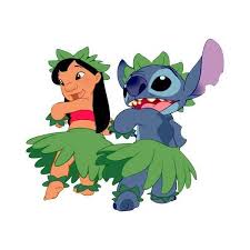 Stitch windows 10 theme themepack me. Me And Stitch Hula By Lilo Pelekai Ilustrator Kartun Seni Doodle
