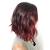 Ombre Brown Hair With Red Tips