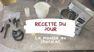 Recette Du Jour Au Cooking Chef La Mousse Au Chocolat Youtube Mousse Au Chocolat Recette Du Jour Recettes De Mousse