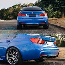 It's in subjective areas where the roundel has lost more of its shine. Bmw 3 Series F30 M Performance Style Rear Diffuser Euro Division Your European Automotive Specialist