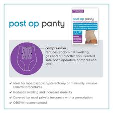 • you may have shoulder pain when you are sitting or standing. Post Op Panty Abdominal Surgery Recovery Compression Underwear For Hysterectomy And Myomectomy