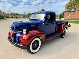 Image result for Blue 1946 Truck