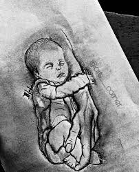Traveller's sketch turn a picture of your choice into a traveller's sketch finishing touches complete a pencil drawing of your picture coloured pencils draw a picture from your photo using coloured. Baby Pencil Sketch