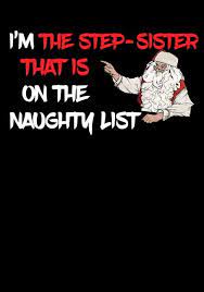 I'm The Step Sister That Is On The Naughty List NoteBook : Great Gag Gift  As A Stocking Stuffer (Paperback) - Walmart.com