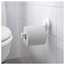Tisken Toilet Roll Holder With Suction Cup White Ikea Toilet Roll Holder Toilet Accessories Bathroom Holder