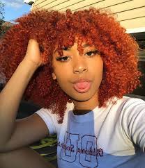 Pin By Dressedbarb On Fashion Black Hairstyles Dyed Curly Hair Burgundy Hair Cute Hair Colors