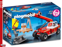 Playmobil 9465 Fire Telescopic Loader Playmobil Playmobil Toys Toy Car