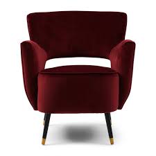 If style and elegance can be expressed with a single chair, this must be it! Buy Laurel Armchair Velvet Iii Burgundy Riviera Maison